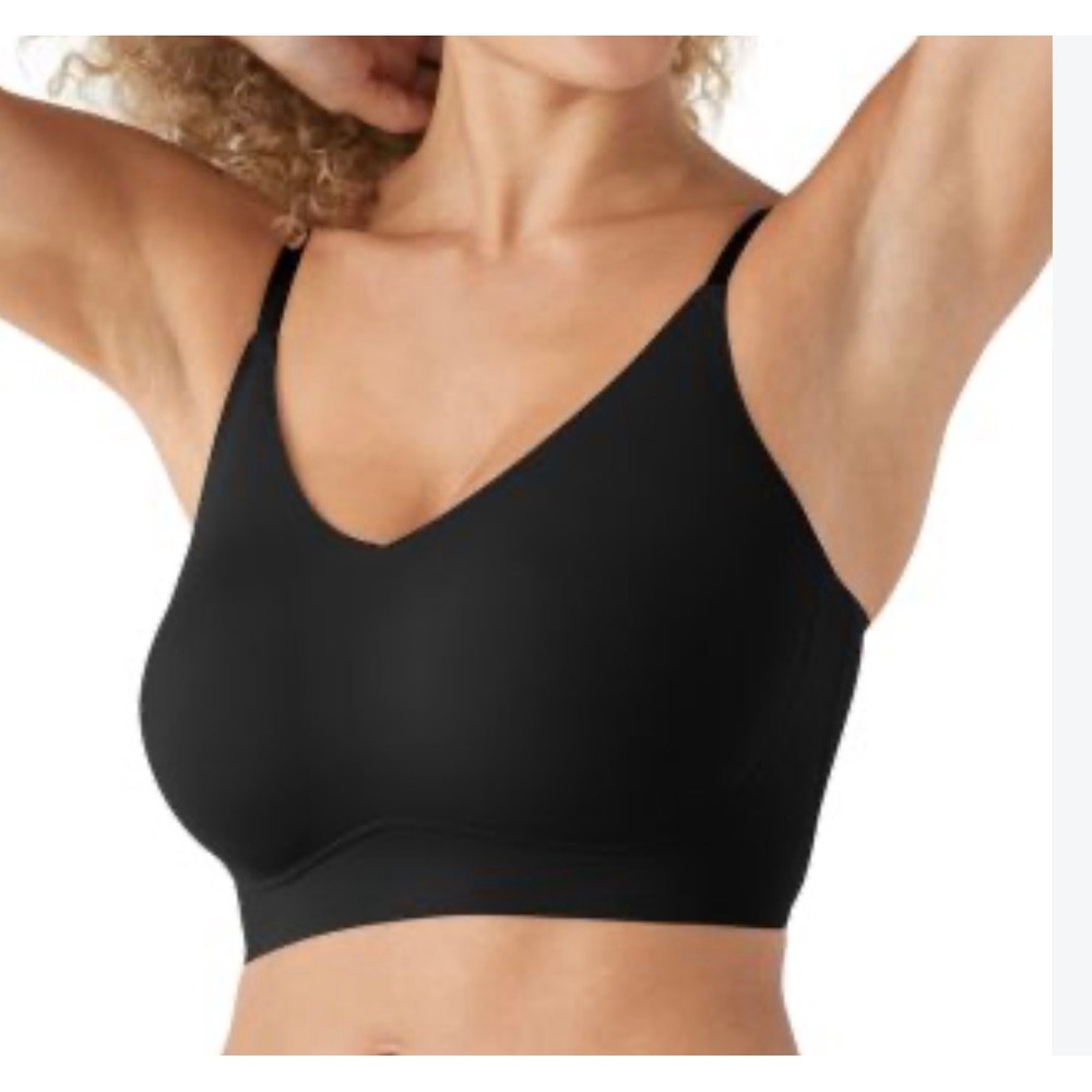 True & Co True Body Lift Triangle Full Cup Adjustable Strap Bra Black 16872 L DD